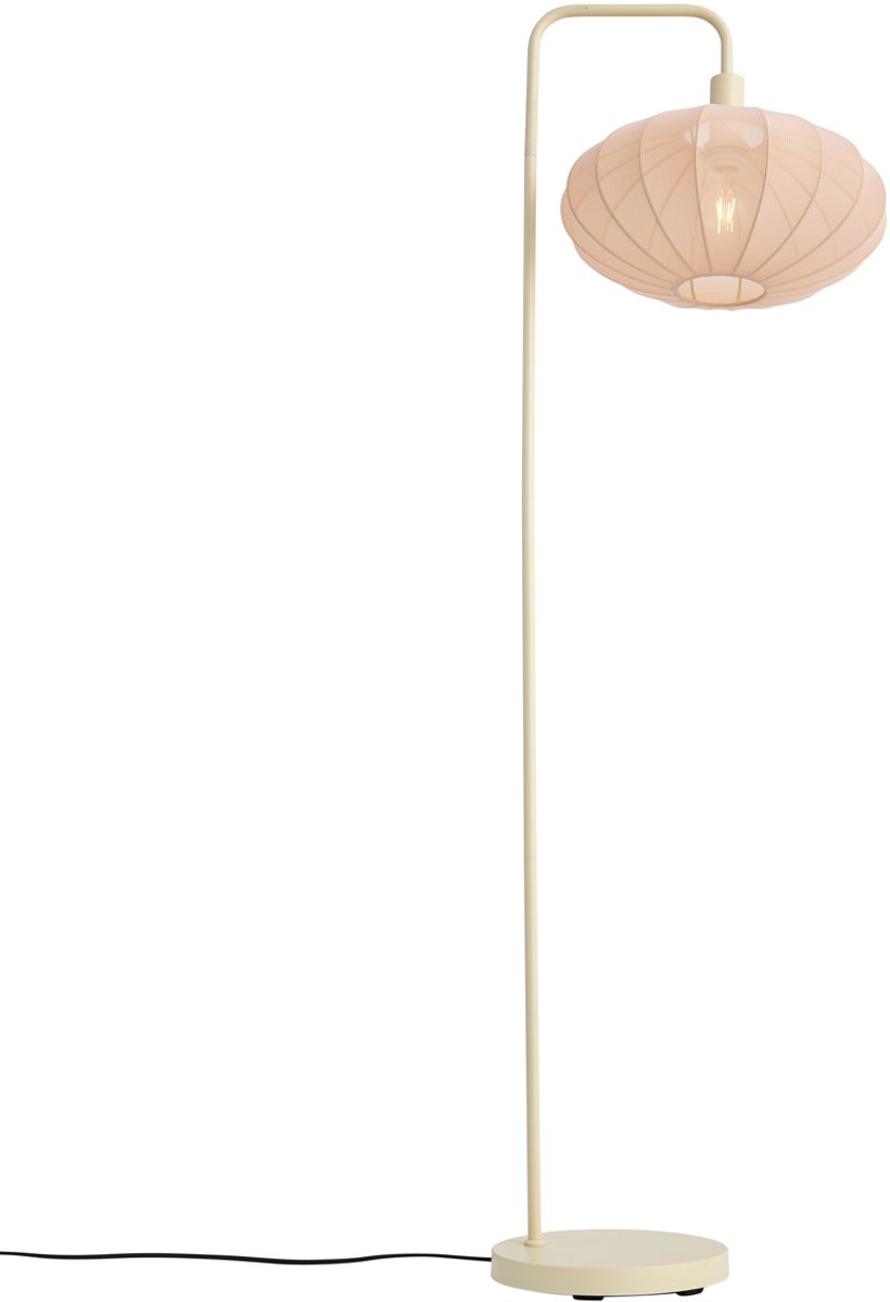 QAZQA bida - Japandi Vloerlamp | Staande Lamp - 1 lichts - H 160 cm - Beige - Woonkamer | Slaapkamer
