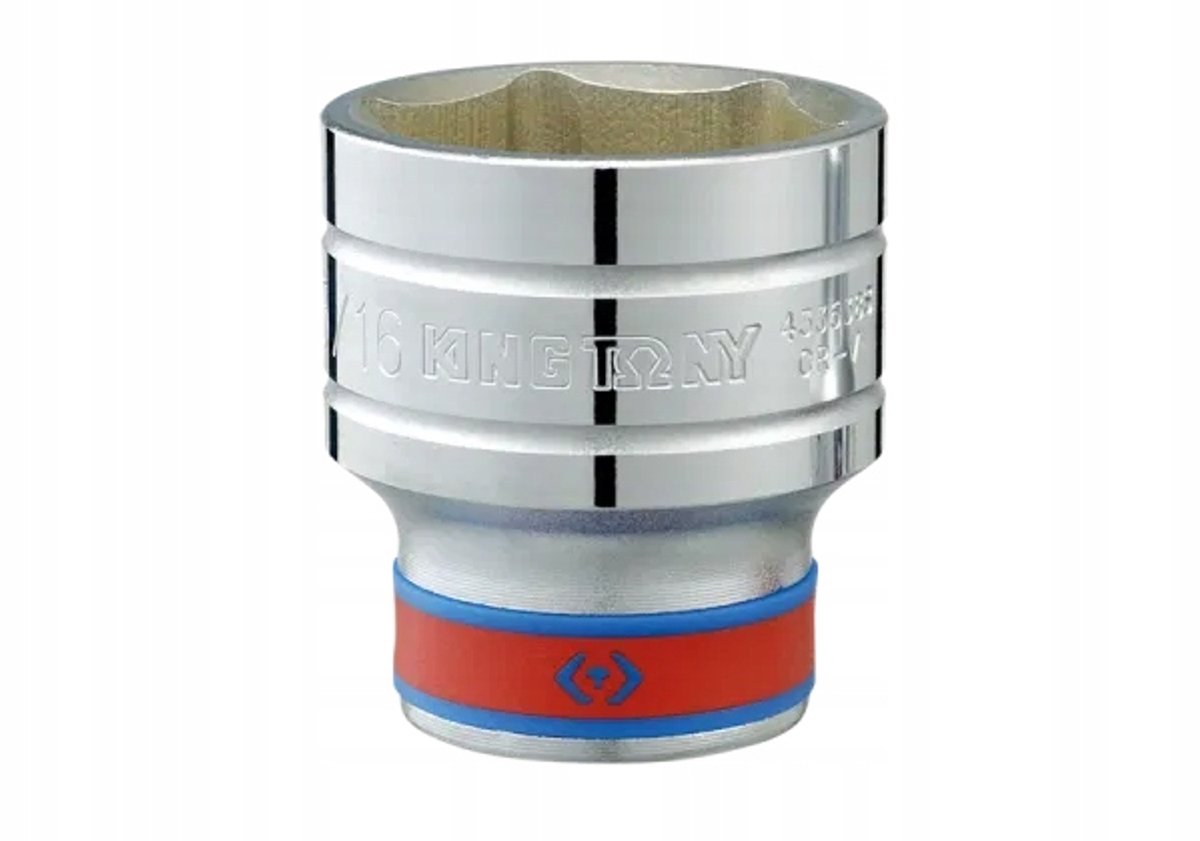 King Tony 1/2" Dopsleutel 11/16" 6-kant Cr-V 38mm