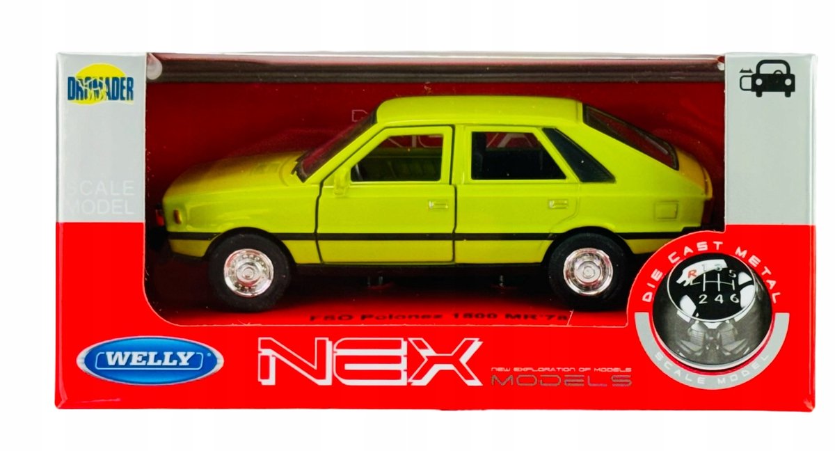 Welly FSO Polonez 1500 MR'78 Borewicz 1:34 Metaalmodel