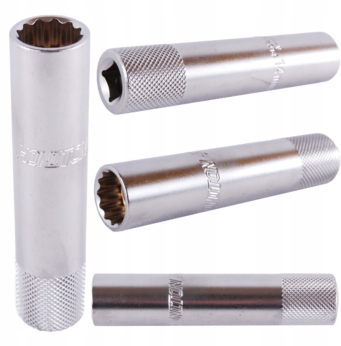 Honiton Bougiedops 3/8" 14mm 12kant 90mm - H3014