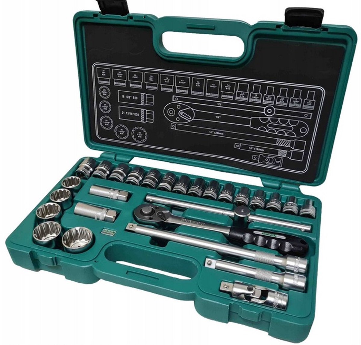 Honiton Honidriver Dopsleutelset 1/2'' 27 Delig
