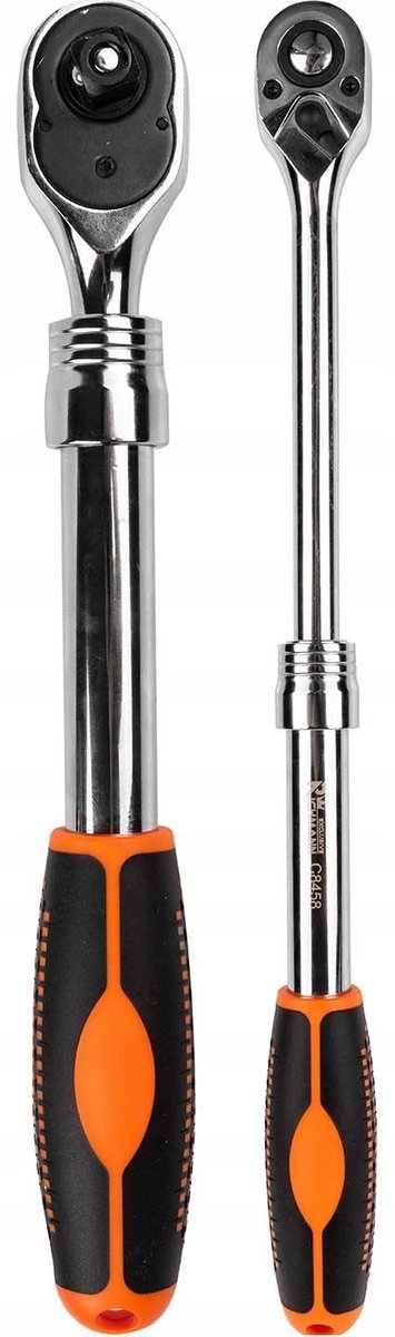 Telescopische Ratel 1/2" 72 Tands CR-V Staal Richmann