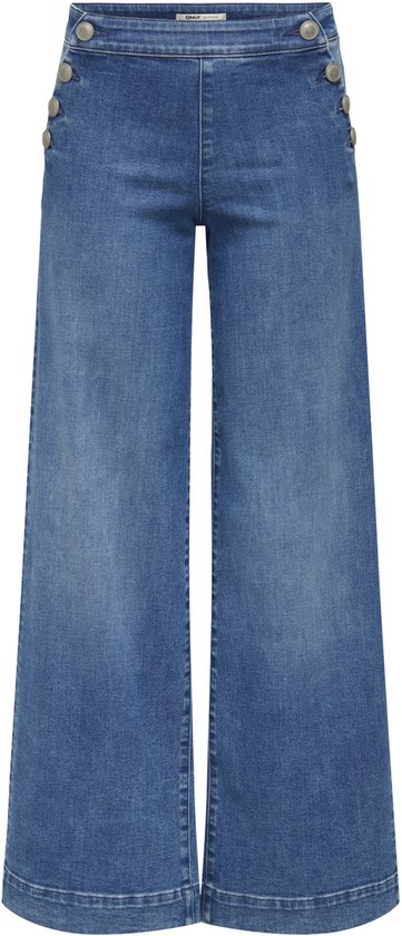 ONLY - ONLMADISON HW BUTTON WIDE DNM GEN769NOOS - Femme - Jeans