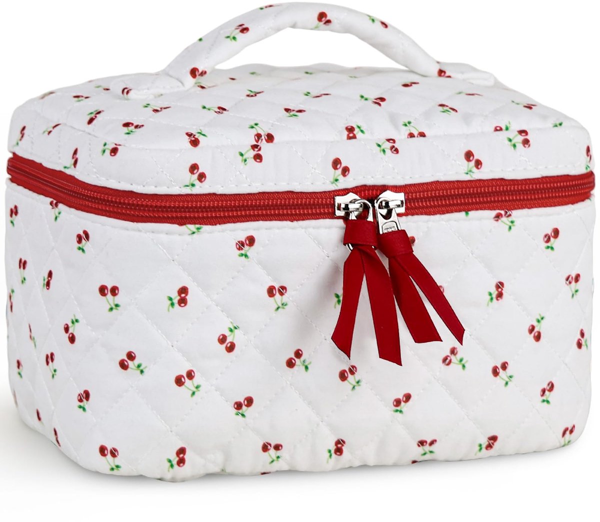 Esthetische make-uptas met bloemen - schattige toilettas van katoen voor dames en meisjes