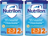 Nutrilon 2+ - Peuter Groeimelk Kinderen Vanaf 2 jaar - Babyvoeding in Poeder voor Flesvoeding - 2 x 800g