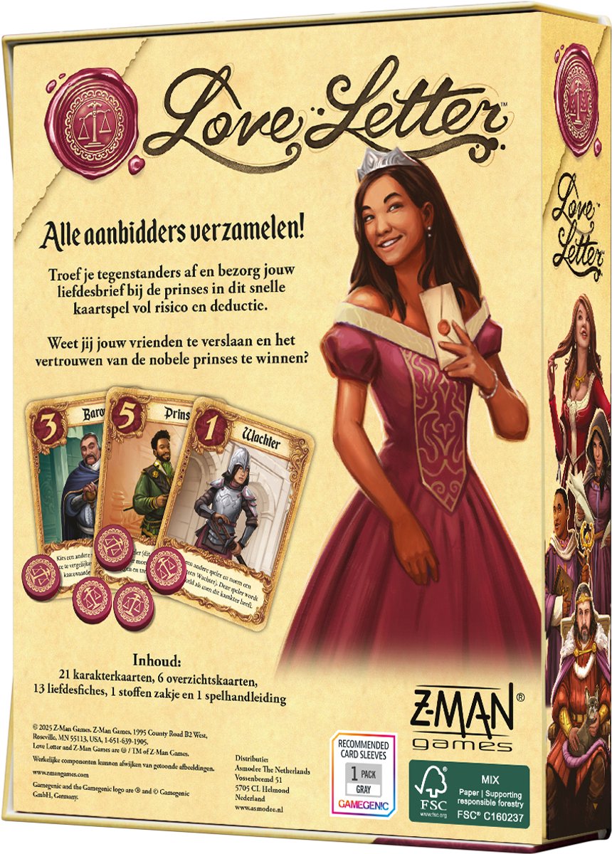 Love Letter - Kaartspel (Nieuwe Editie) — afbeelding 4