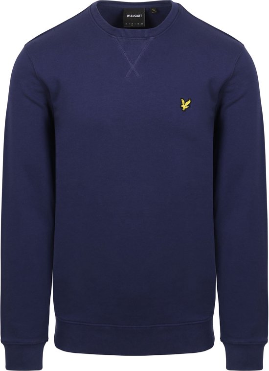 Lyle & Scott Trui Deep Indigo - Maat L - Heren - Sweaters