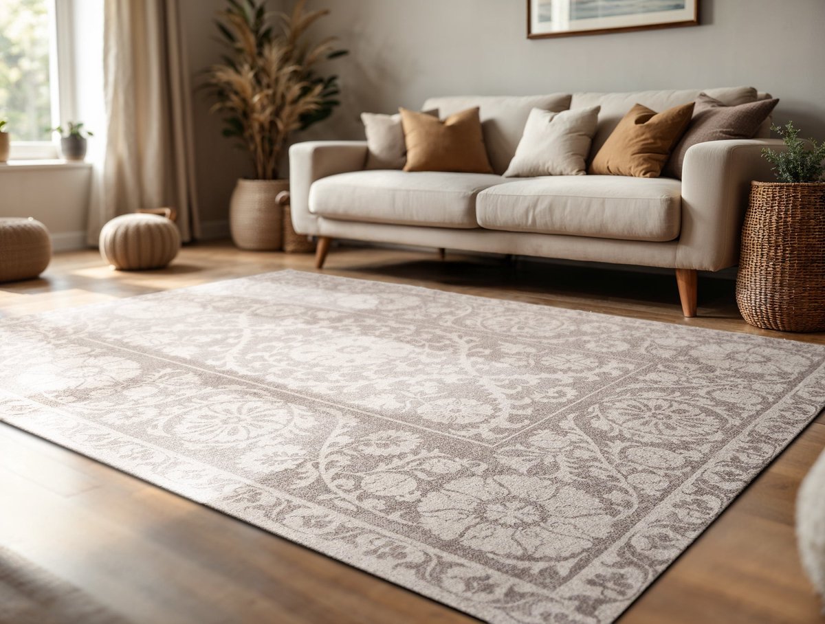 Wasbaar Binnen & Buiten Vloerkleed - 200 x 280 cm - Louis De Poortere Suzani Boree - Laagpolig Tapijt - Gerecycled PET - Made in Belgium - Circulair