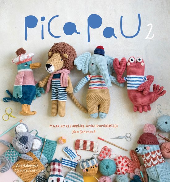 Pica Pau 2 - Maak 20 kleurrijke amigurumidiertjes - cover
