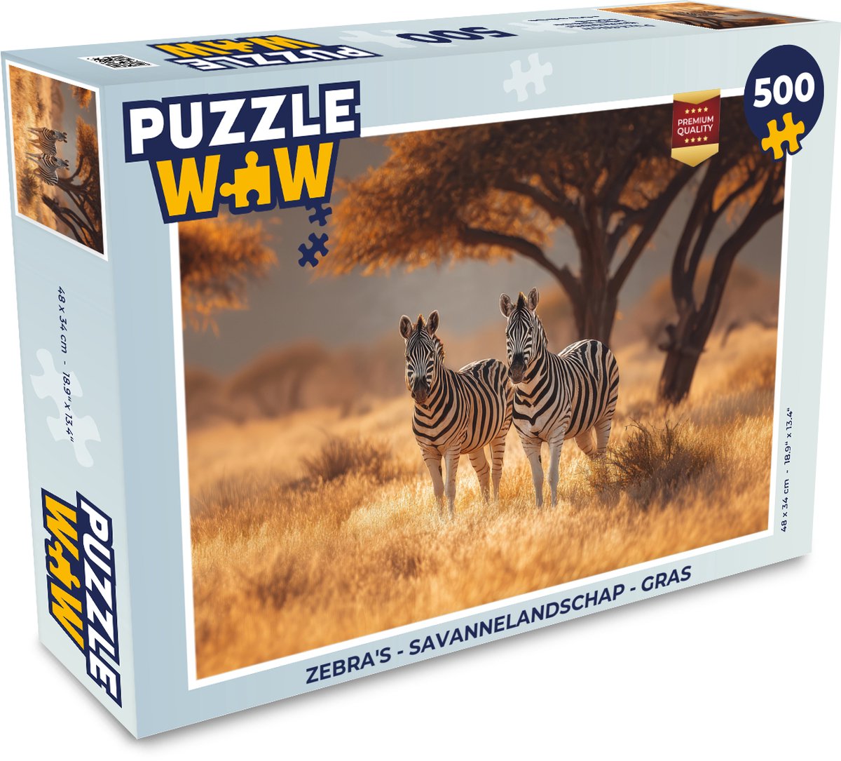 Zebra's - Savannelandschap - Gras