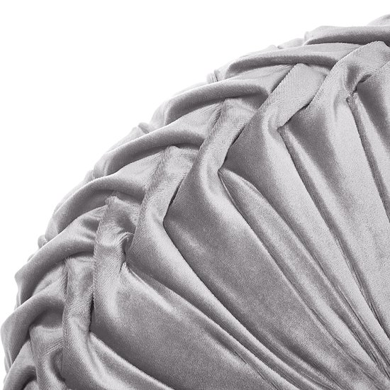 UDALA - Sierkussen - Grijs - Velours