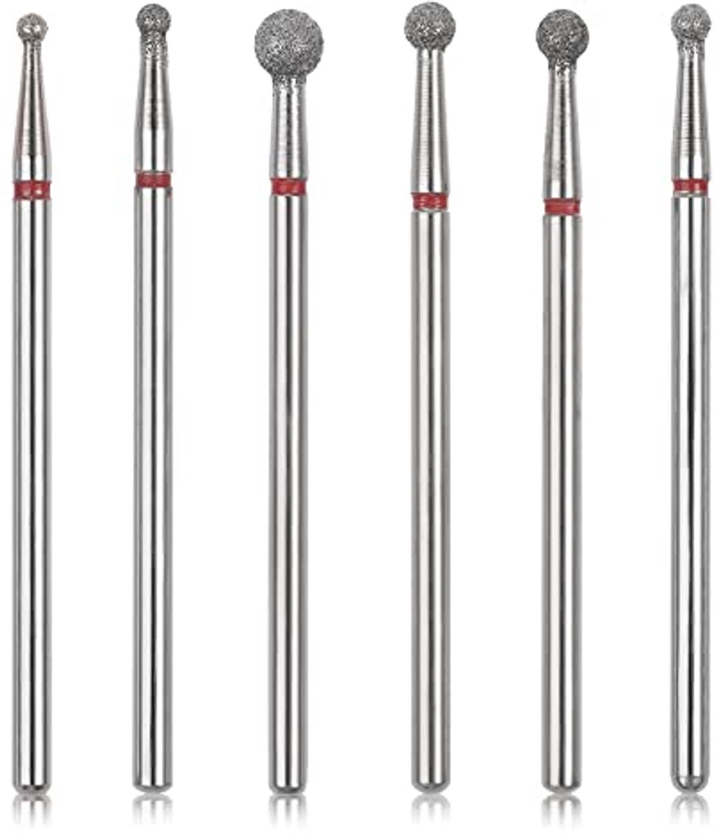 Professionele 6-delige Set Nagelvijl Bits - Voor Manicure, Pedicure en Nagelverzorging