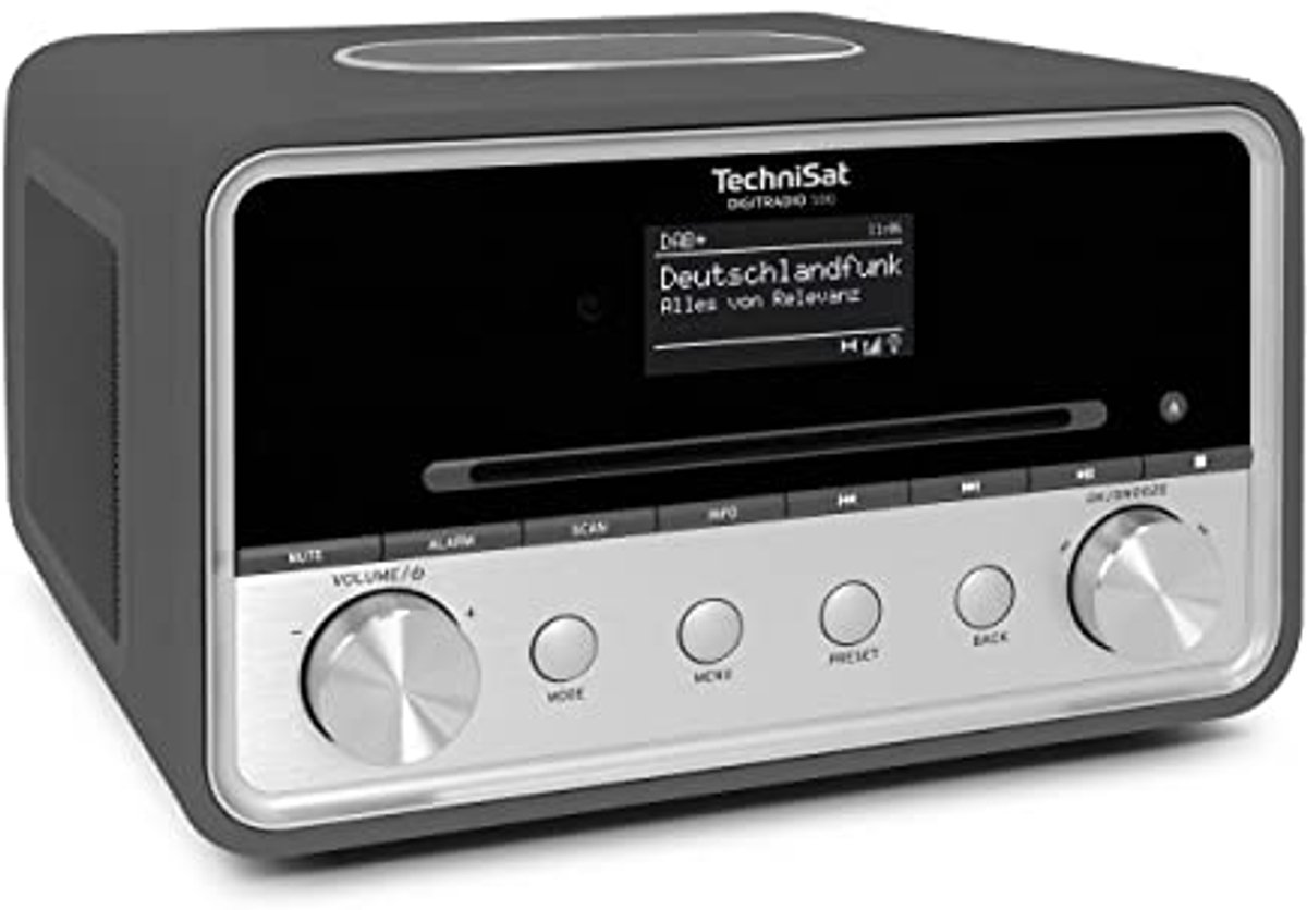 DAB+ Hybrid Radio met Bluetooth, Internet Radio, CD en Wireless Charging