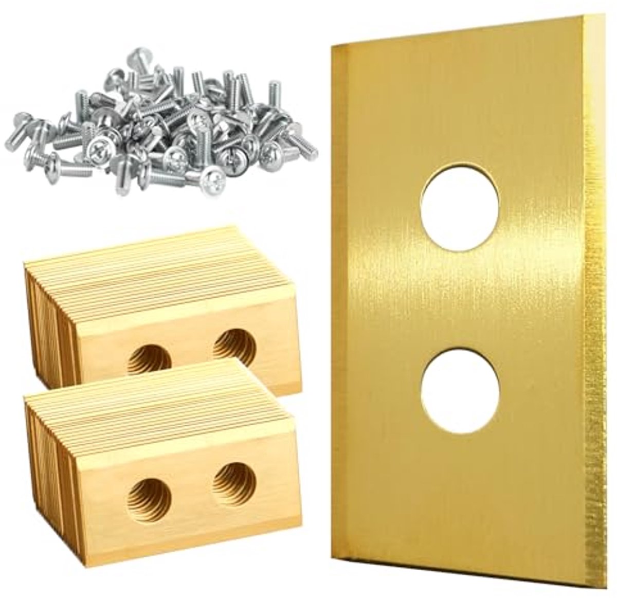 Titanium Messen voor Robotmaaier - Ultrascherp Roestvrij Staal, Duurzame Reserveaccessoires - Titanium - €37,43