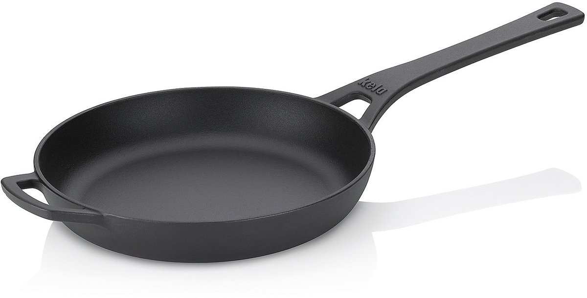 Koekenpan, Ø 28 cm, Gietijzer, Zwart - Kela | Calido