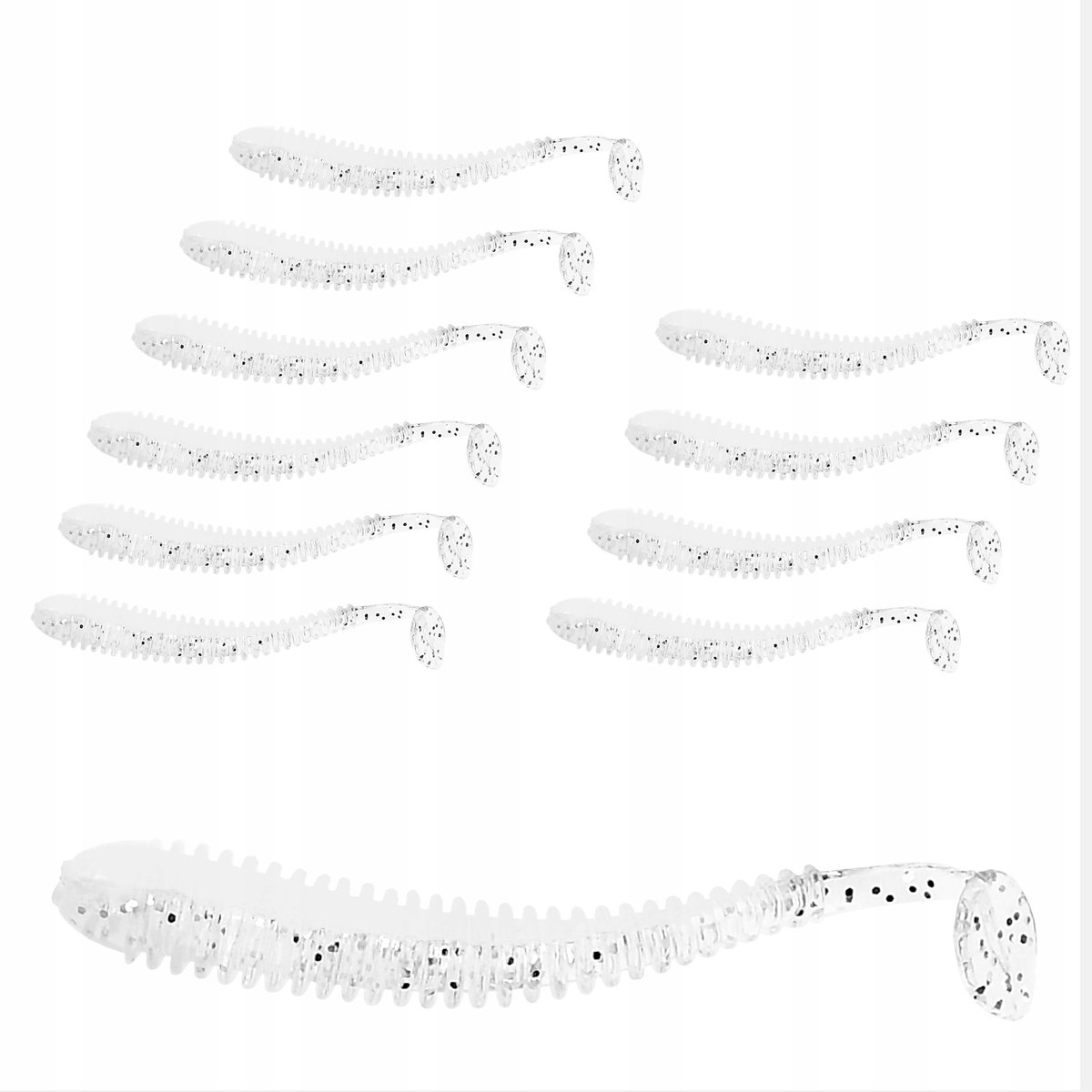 FL Swing Gummen 5cm 0.7g 10st - Zacht Vis Aas voor Roofvis