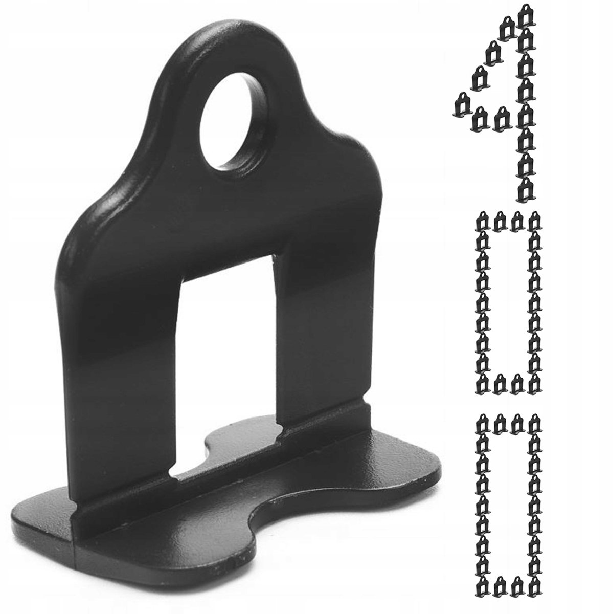Simplefix Tegel Levelling Systeem 400 Clips 1mm Zwart