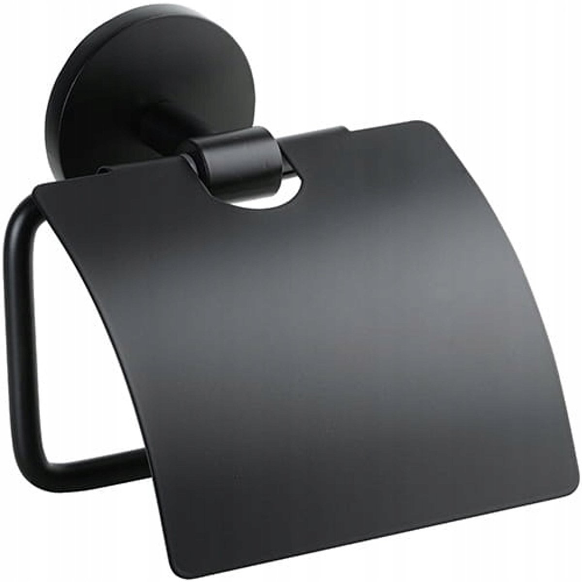 Bemeta NOX Toiletrolhouder met Ventiel - Zwart Metaal
