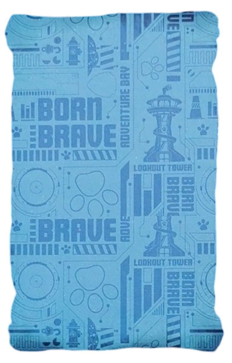 Psi Patrol Jersey Hoeslaken Katoen 90x200cm Blauw