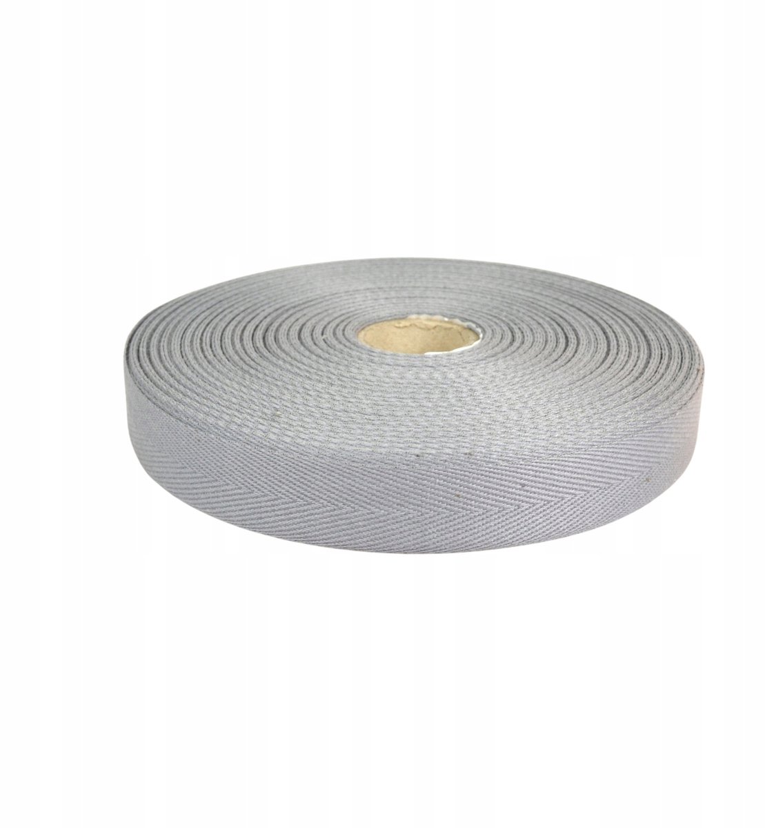 Ariadna Visgraat Band 20mm Katoen Polyester Grijs 50m