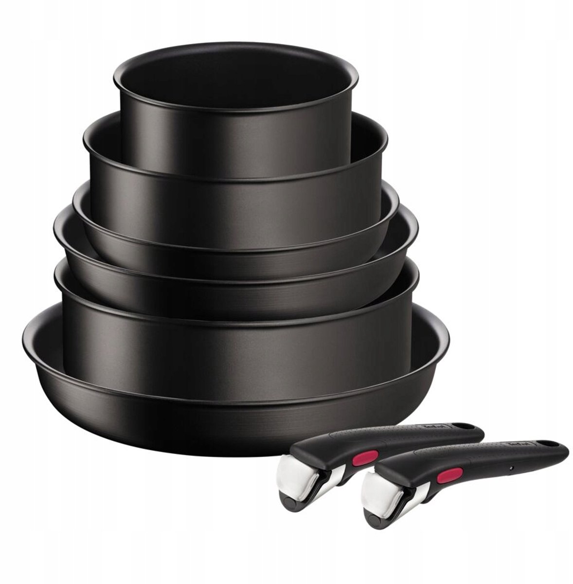 Tefal Ingenio Unlimited Pannenset 8-delig - Titanium Antikras