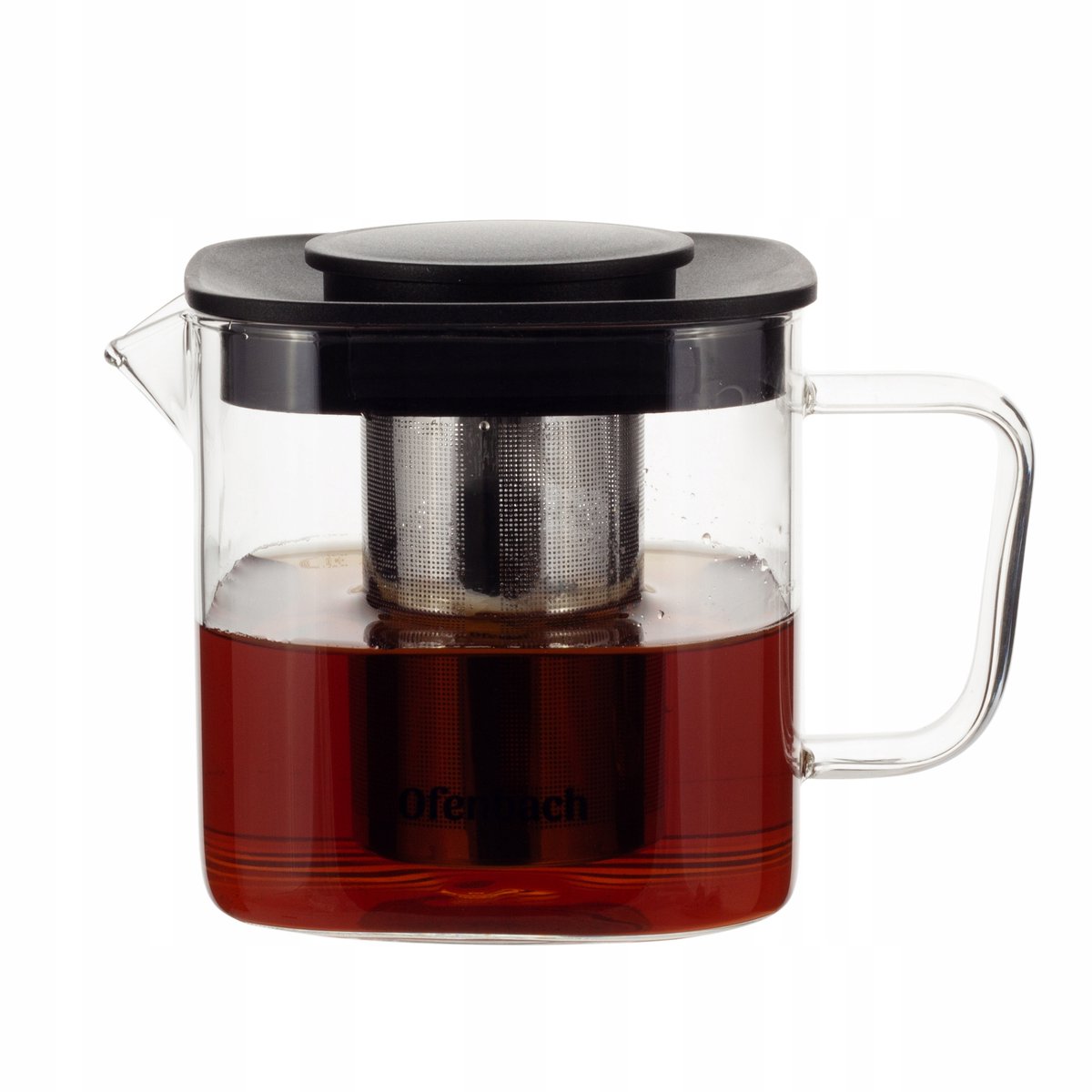 Glazen Theepot met Zeef 1L - Hittebestendig & Stijlvol