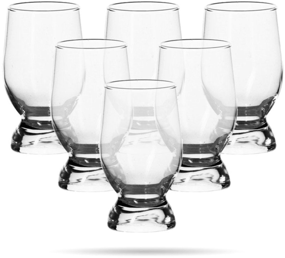 6x Pasabahce Aquatische Glazen 265ml - Stijlvol en Duurzaam