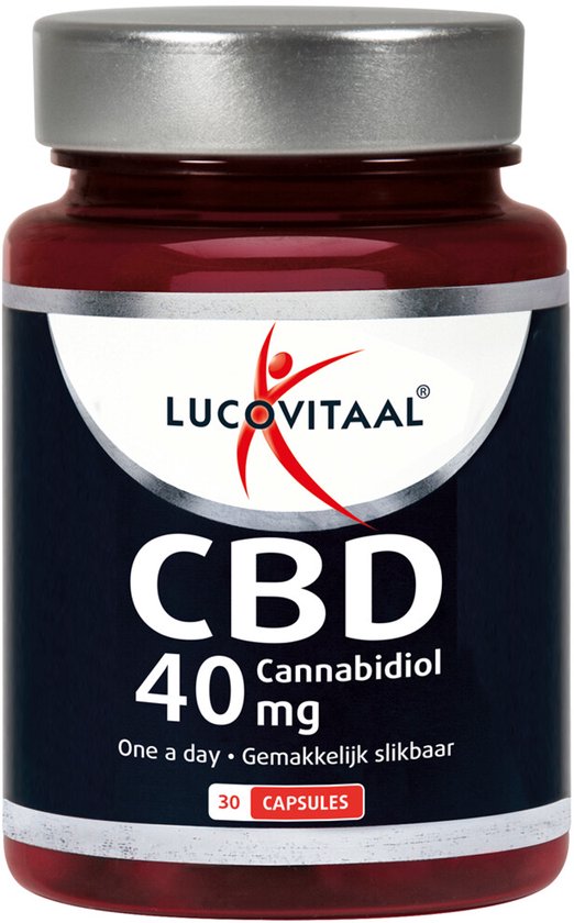Lucovitaal CBD 40 mg capsules - 3 x 30 capsules - Voordeelverpakking