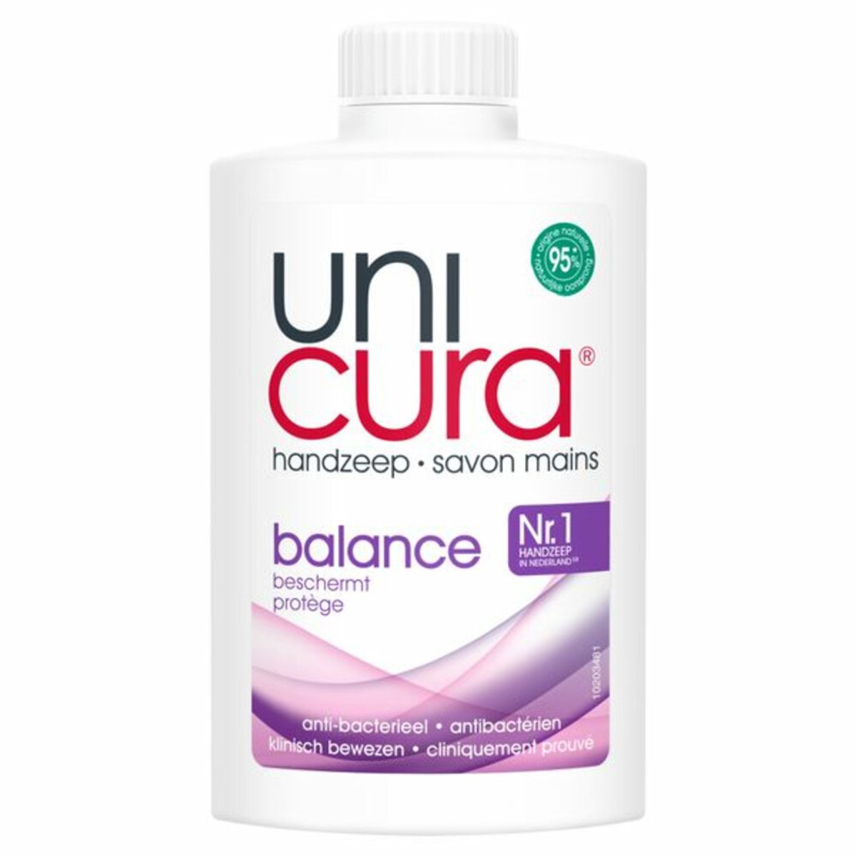 Unicura Vloeibare Handzeep Navulling Balans - 3 x 250 ml - Voordeelverpakking