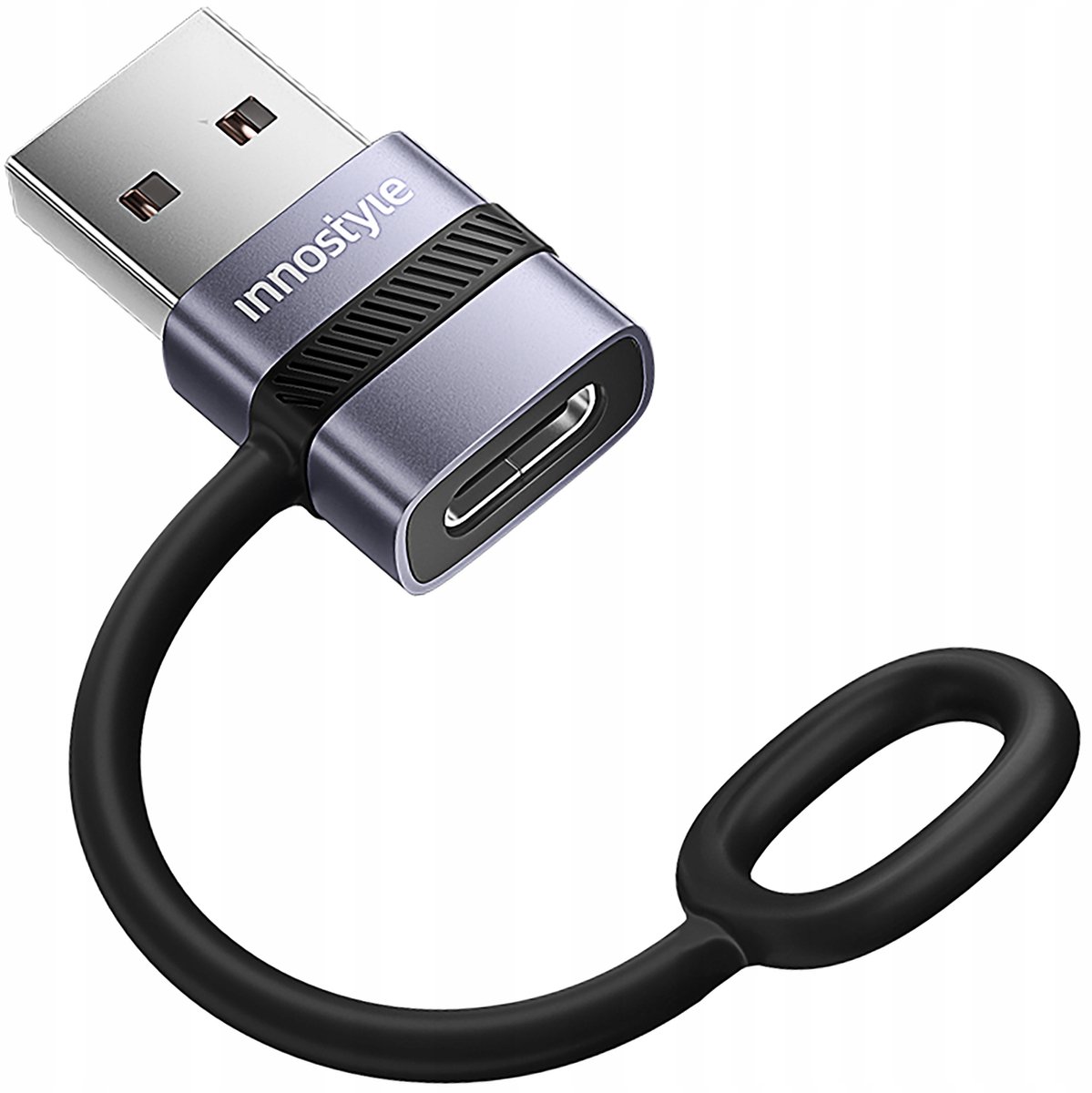 Innostyle Adapter Usb-A 3.0 Naar Usb-C Naar Usb Type C 3A 5Gbps Otg