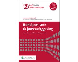 Richtlijnen voor de jaarverslaggeving voor micro- en kleine rechtspersonen 2026