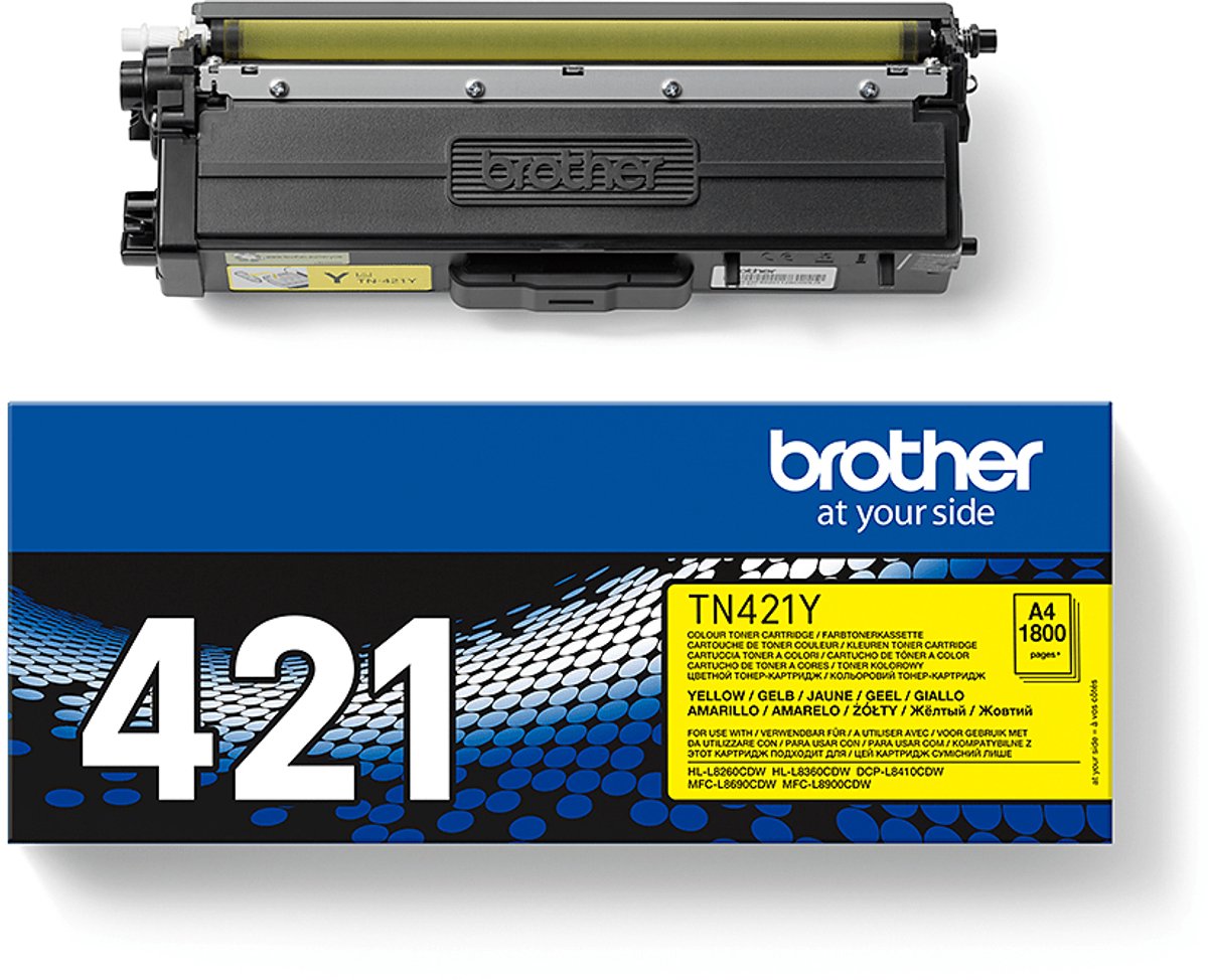 Brother TN-421 Toner Geel
