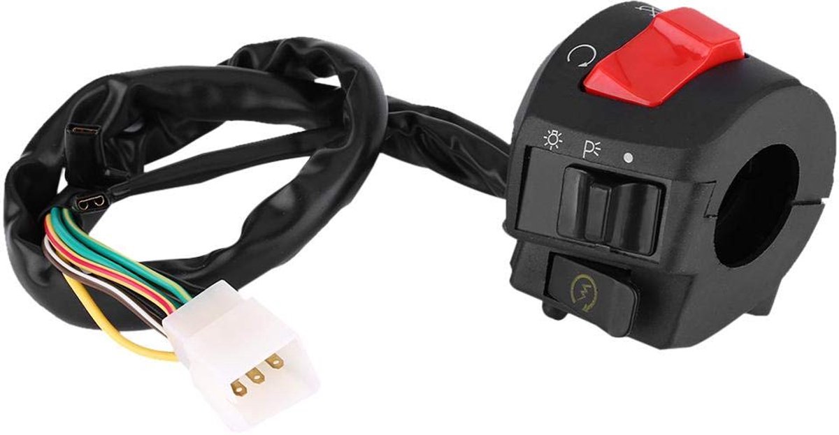 7/8 inch Left & Right stuur 1 paar motorfiets stuurschakelaar koplampen knipperlicht claxonschakelaar dimlicht ontstekingsstopschakelaar-Commodo 650 Dragstar Droite Et Gauche