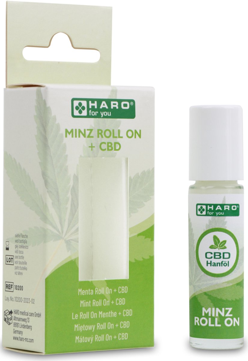 HARO Mint Roll-On + CBD, 10 ml Stift