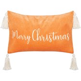 LITHOPS - Sierkussen - Oranje - Velours