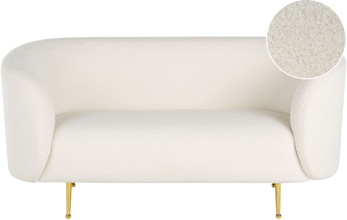 LOEN - Tweezitsbank - Wit - Polyester