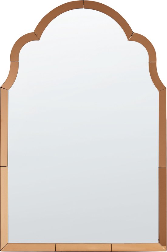 NORVILLE - Miroir mural - Koper - 60 x 89 cm - MDF