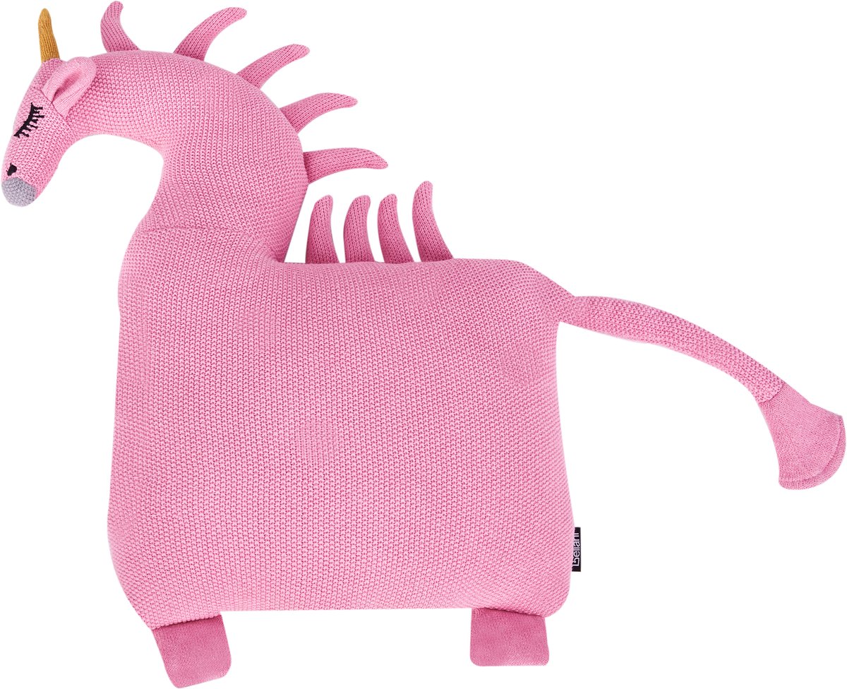Beliani LAMMI - Sierkussen set van 2 - Roze - 45 x 45 cm - Katoen