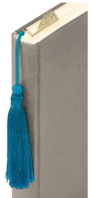 Marque-page en métal avec pinceau libellule - 7,5x10x3cm