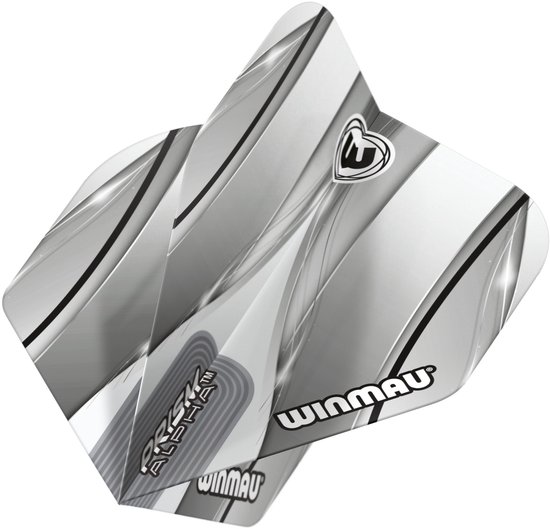 WINMAU - Prism Alpha Wit en Zwart dart vluchten - 1 sets per pakket (3 dartvluchten in totaal) van Winmau — afbeelding 3