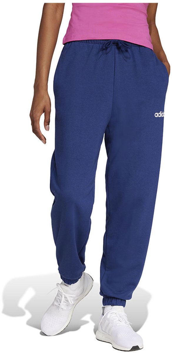 Adidas Essentials Linear French Terry Cuffed Joggers XS Regular Vrouw Blauw