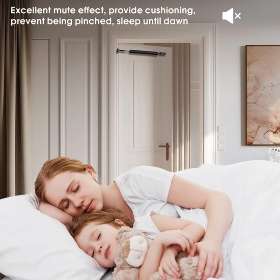 CAM2 Automatische deursluiter, met sensoren, zonder gaten te boren, met