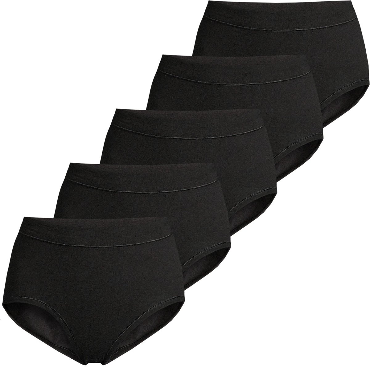 ESGE Dames tailleslip 5 pack Basic - fijnrib