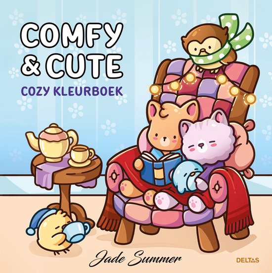 Comfy & Cute - Cozy kleurboek Jade Summer
