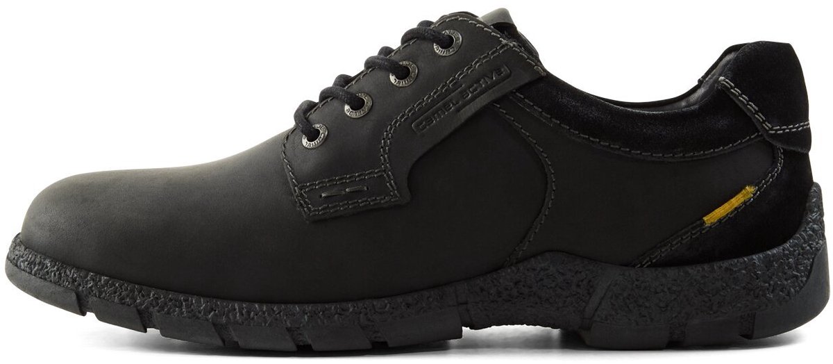 camel active Leren Schoen met stevige zool - Maat menswear-42 - Zwart