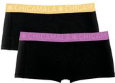 Mini boxer 2P femme Chicamala Basic Combi noir VII