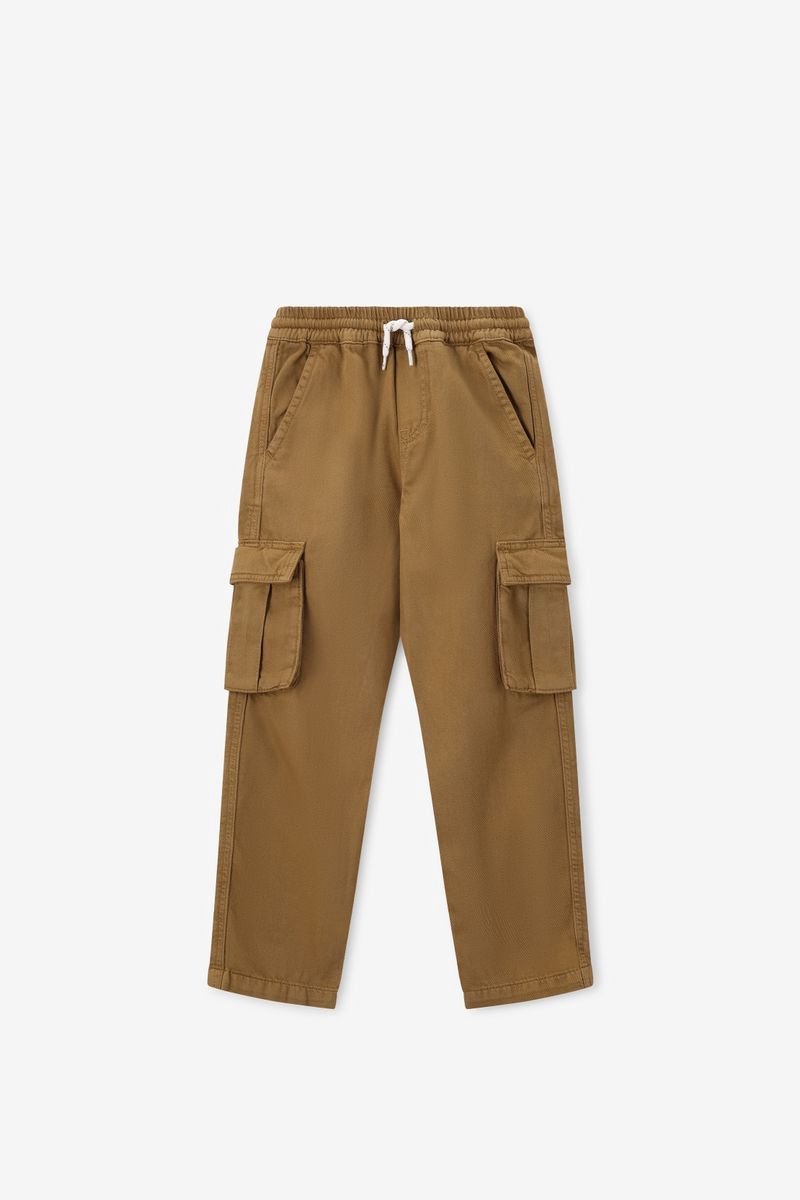 Sissy-Boy - Donkergroene pull on cargo broek