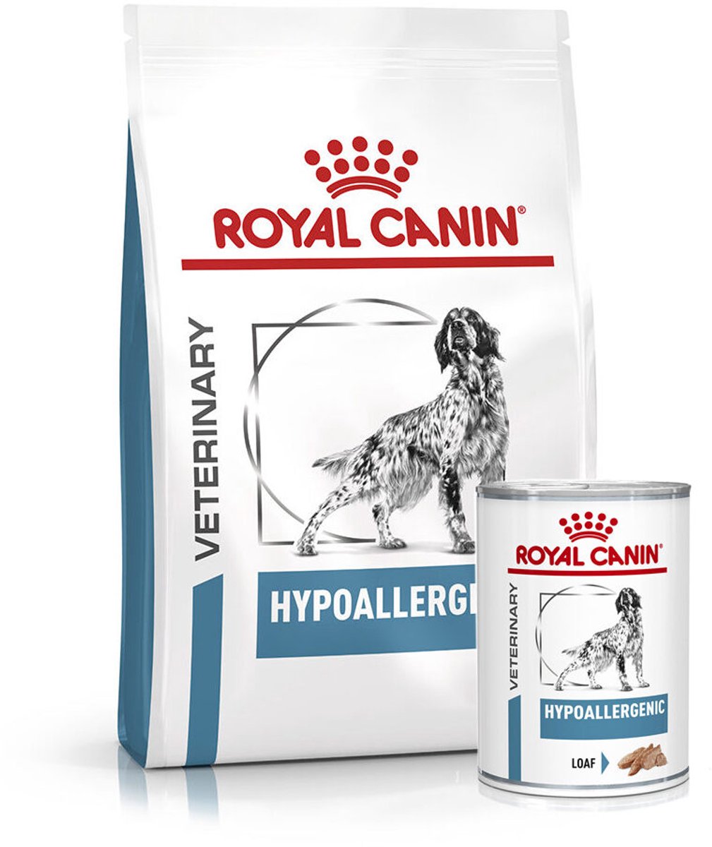 Royal Canin Hypoallergenic Combi bundel - 7 kg + 12 x 400 gr