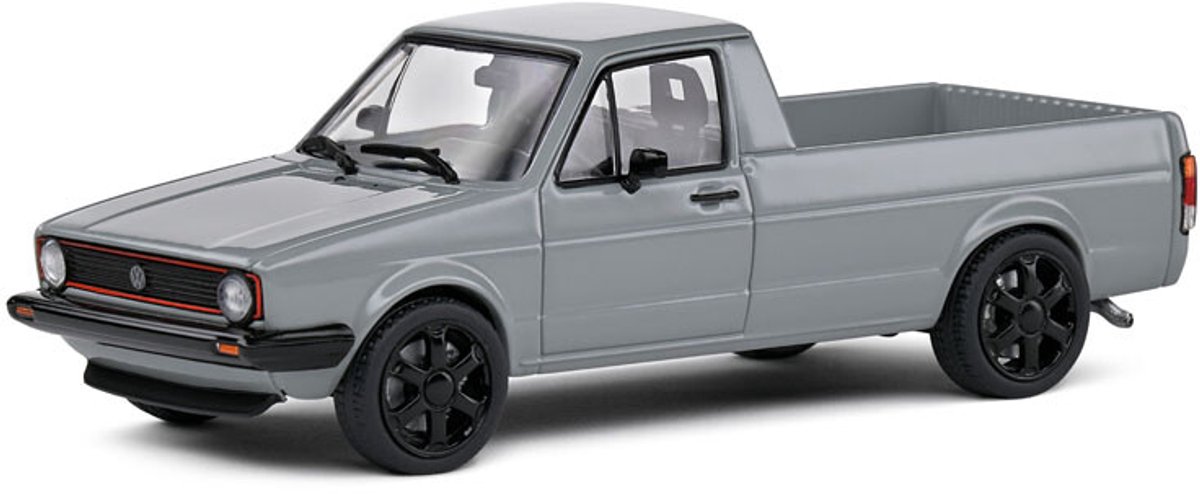 VW Caddy Mk 1 pick up '82, grijs - solido 1:43