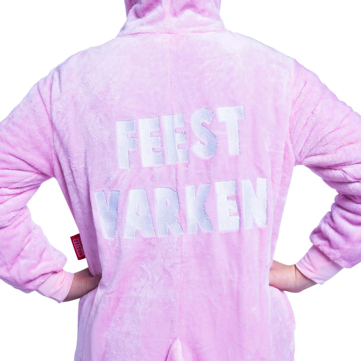 Varken onesie - Dieren onesie - Verkleedkleding - Feestvarken - XS/S — afbeelding 4